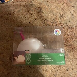 Ashland Pink and White Narwhal Kids Tap Lamp